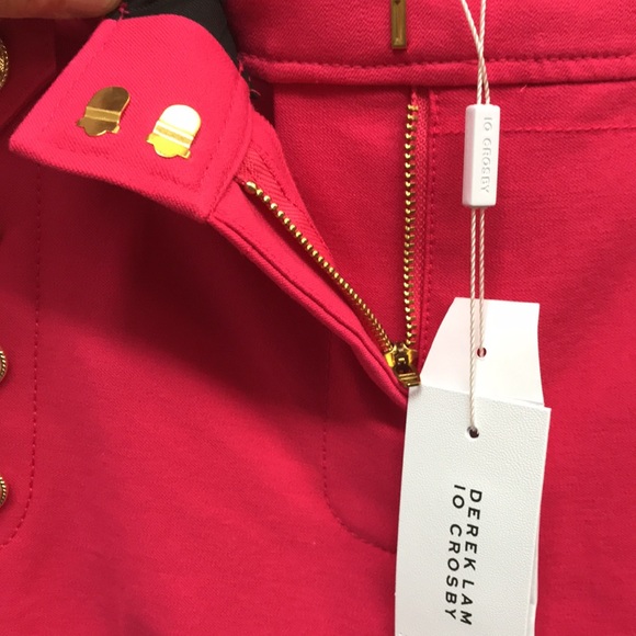 NWT,Derek Lam10Crosby
Cropped Flare pant hot  pink - Picture 10 of 17